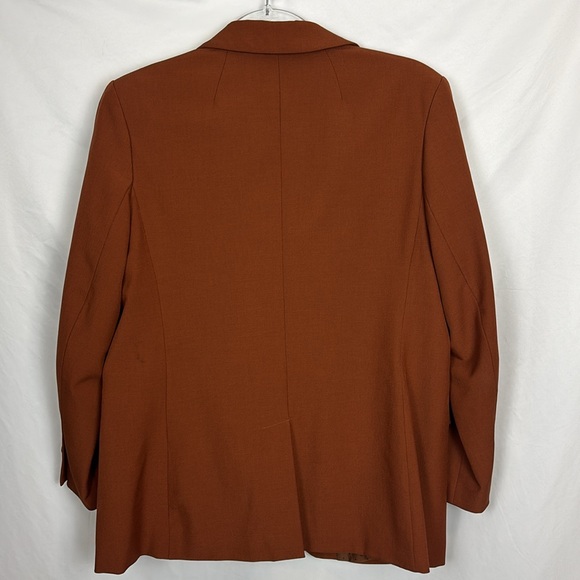 Banana Republic single button brown blazer 12P - Picture 5 of 7